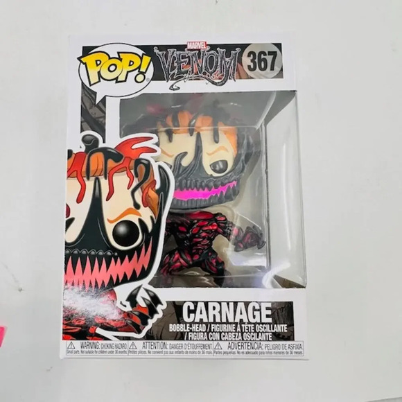 NEW Funko Pop! Marvel Venom Carnage Bobblehead #367 - Picture 6 of 9